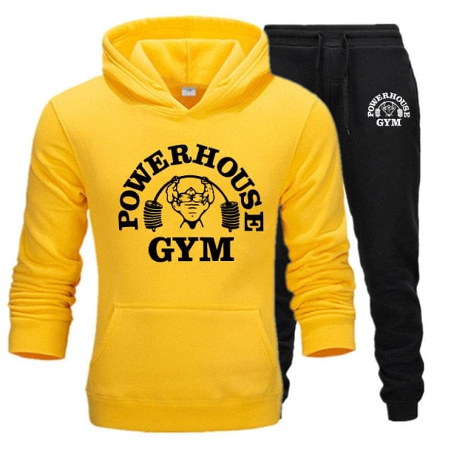 Hanorace Seturi de îmbrăcăminte sport pentru bărbați Trening casual Bărbați Hanorac 2 piese + Pantaloni de trening Costum 2020 Toamnă Iarnă Top gros cu glugă pentru bărbați