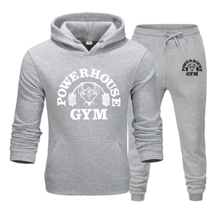 Hoodies Men's Sportswear Sets Casual Tracksuit Men 2 Piece Sweatshirt + Sweatpants Suit  Autumn Winter Hooded Thick Top Male