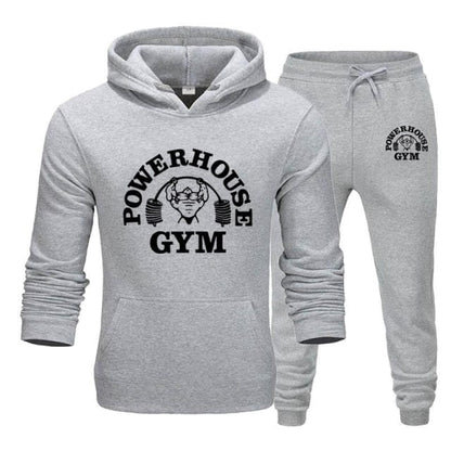 Hoodies Men's Sportswear Sets Casual Tracksuit Men 2 Piece Sweatshirt + Sweatpants Suit  Autumn Winter Hooded Thick Top Male