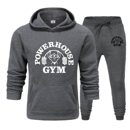 Hoodies Men's Sportswear Sets Casual Tracksuit Men 2 Piece Sweatshirt + Sweatpants Suit  Autumn Winter Hooded Thick Top Male