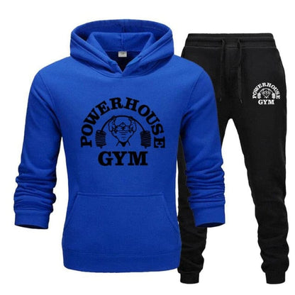 Hoodies Men's Sportswear Sets Casual Tracksuit Men 2 Piece Sweatshirt + Sweatpants Suit  Autumn Winter Hooded Thick Top Male
