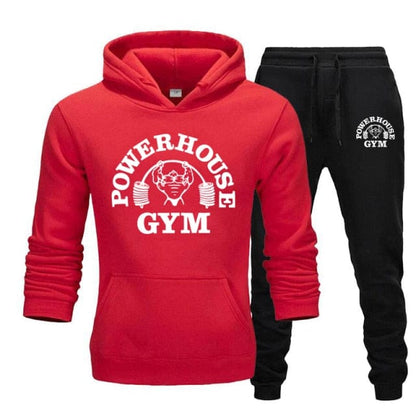 Hoodies Men's Sportswear Sets Casual Tracksuit Men 2 Piece Sweatshirt + Sweatpants Suit  Autumn Winter Hooded Thick Top Male