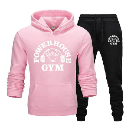 Hoodies Men's Sportswear Sets Casual Tracksuit Men 2 Piece Sweatshirt + Sweatpants Suit  Autumn Winter Hooded Thick Top Male