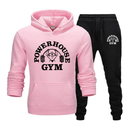 Hoodies Men's Sportswear Sets Casual Tracksuit Men 2 Piece Sweatshirt + Sweatpants Suit  Autumn Winter Hooded Thick Top Male