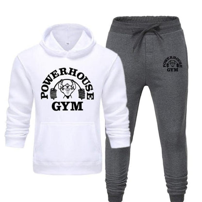 Hoodies Men's Sportswear Sets Casual Tracksuit Men 2 Piece Sweatshirt + Sweatpants Suit  Autumn Winter Hooded Thick Top Male