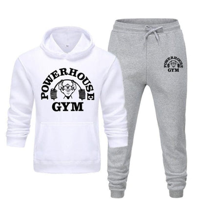 Hoodies Men's Sportswear Sets Casual Tracksuit Men 2 Piece Sweatshirt + Sweatpants Suit  Autumn Winter Hooded Thick Top Male