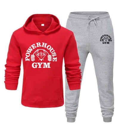 Hoodies Men's Sportswear Sets Casual Tracksuit Men 2 Piece Sweatshirt + Sweatpants Suit  Autumn Winter Hooded Thick Top Male