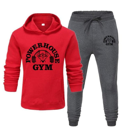 Hoodies Men's Sportswear Sets Casual Tracksuit Men 2 Piece Sweatshirt + Sweatpants Suit  Autumn Winter Hooded Thick Top Male