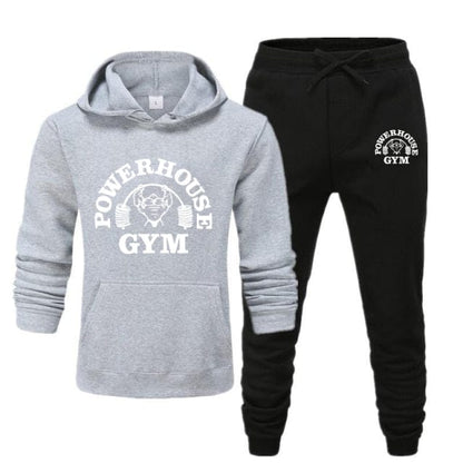 Hoodies Men's Sportswear Sets Casual Tracksuit Men 2 Piece Sweatshirt + Sweatpants Suit  Autumn Winter Hooded Thick Top Male