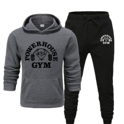 Hoodies Men's Sportswear Sets Casual Tracksuit Men 2 Piece Sweatshirt + Sweatpants Suit  Autumn Winter Hooded Thick Top Male