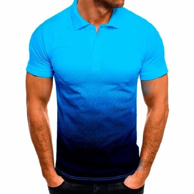 KB Men Polo Men Shirt Short Sleeve Polo Shirt Contrast Color Polo New Clothing Summer Streetwear Casual Fashion Men tops