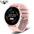 LIGE 2021 Fashion Smart Watch Ladies Heart Rate Blood Pressure Multifunctional Sport Watch Men Woman Waterproof Smartwatch Women