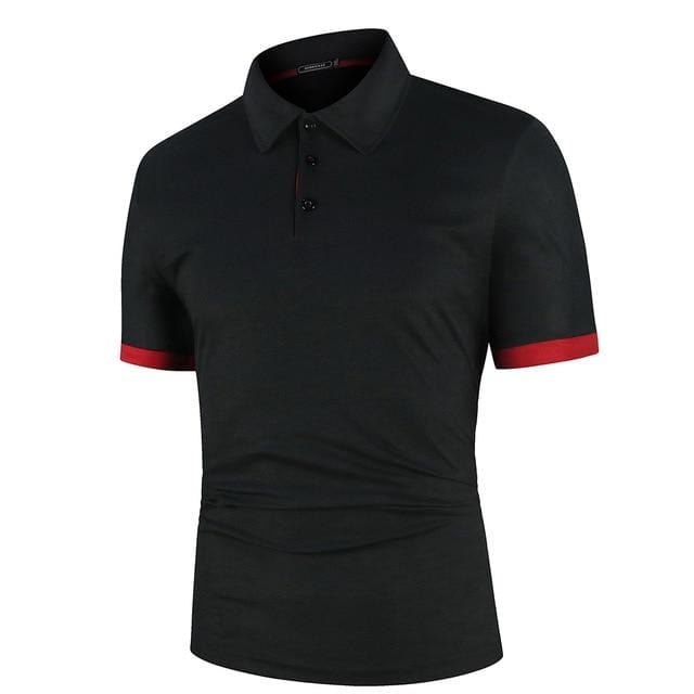 KB Men Polo Men Shirt Short Sleeve Polo Shirt Contrast Color Polo New Clothing Summer Streetwear Casual Fashion Men tops