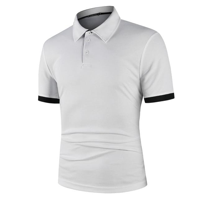 KB Men Polo Men Shirt Short Sleeve Polo Shirt Contrast Color Polo New Clothing Summer Streetwear Casual Fashion Men tops