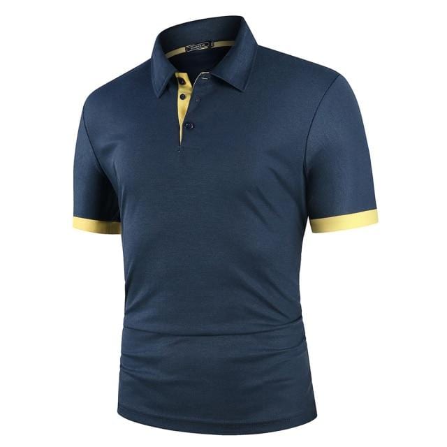 KB Men Polo Men Shirt Short Sleeve Polo Shirt Contrast Color Polo New Clothing Summer Streetwear Casual Fashion Men tops