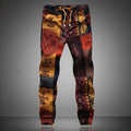 New Fashion Summer Spring Autumn Men Floral Print Joggers Male Casual Summer Pants Mens Sweatpants Linen Pants Men Trouser