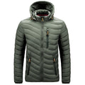 CHAIFENKO Brand Winter Warm Waterproof Jacket Men 2021 New Autumn Thick Hooded Parkas Mens Fashion Casual Slim Jacket Coat Men