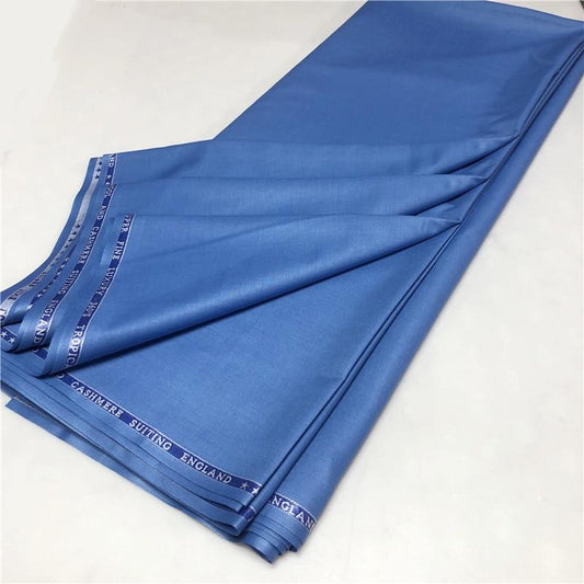 5Yards African Soft Cashmere Cotton Fabric Material for Men Suit Cloth Plain Cashmere Polish Fabric Material for Garment AK30