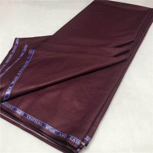 5Yards African Soft Cashmere Cotton Fabric Material for Men Suit Cloth Plain Cashmere Polish Fabric Material for Garment AK30
