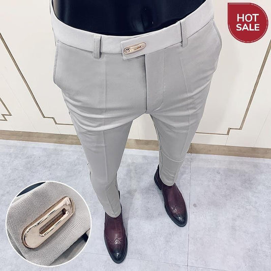 Suit pants spring men's suit pants fashion casual Slim business suit pants men's wedding party work pants classic large size 28-