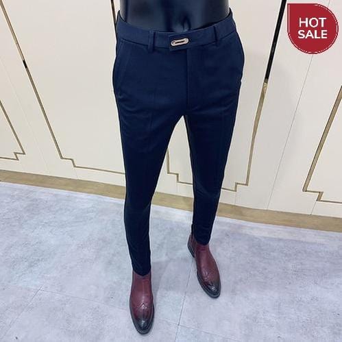 Suit pants spring men's suit pants fashion casual Slim business suit pants men's wedding party work pants classic large size 28-