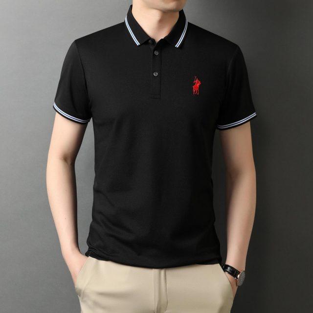 Top Grade New Designer Logo Brand Summer Mens Polo Shirts With Short Sleeve Turn Down Collar Casual Tops Fashions Men Clothing