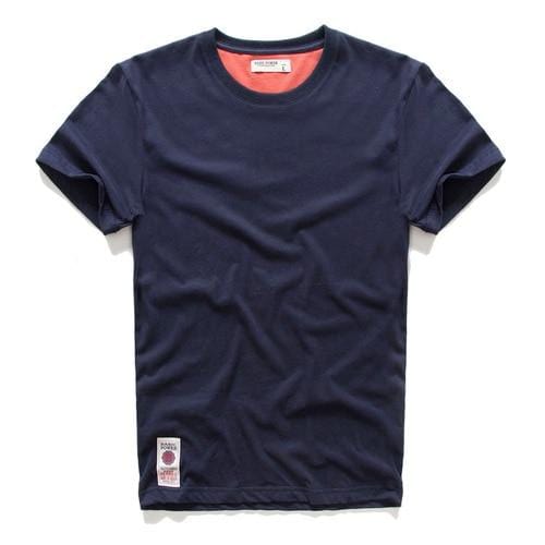 Men's T-shirt Cotton Solid Color t shirt Men Causal O-neck Basic Tshirt Male High Quality Classical Tops