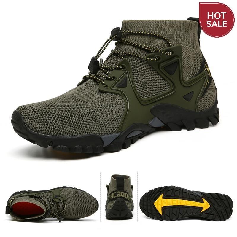 New Mesh Breathable Hiking Shoes Size 36-47 Mens Sneakers Outdoor Trail Trekking Mountain Climbing Sports Shoes For Male Summer