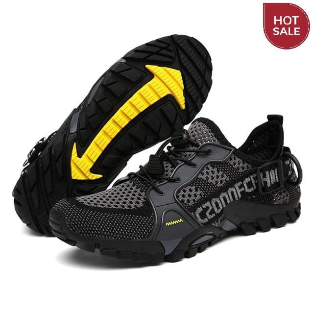 New Mesh Breathable Hiking Shoes Size 36-47 Mens Sneakers Outdoor Trail Trekking Mountain Climbing Sports Shoes For Male Summer