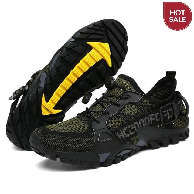 New Mesh Breathable Hiking Shoes Size 36-47 Mens Sneakers Outdoor Trail Trekking Mountain Climbing Sports Shoes For Male Summer