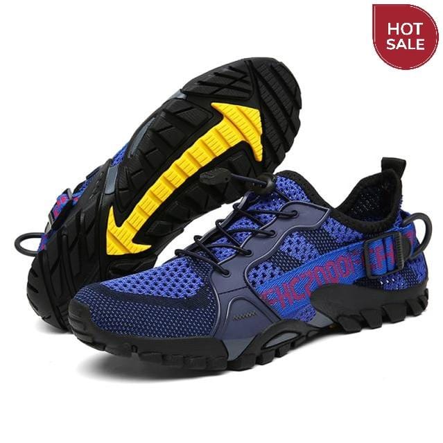 New Mesh Breathable Hiking Shoes Size 36-47 Mens Sneakers Outdoor Trail Trekking Mountain Climbing Sports Shoes For Male Summer