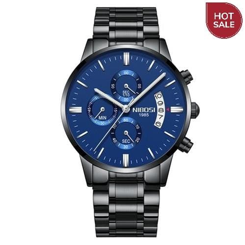 NIBOSI Relogio Masculino Men Watches Luxury Famous Top Brand Men's Fashion Casual Dress Watch Military Quartz Wristwatches Saat