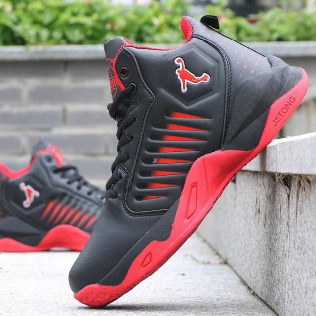 2021 Basketball Shoes Men Breathable Cushioning Sneakers for Men Leather Non-slip Combat Boots Gym Training Athletic Sport Shoes