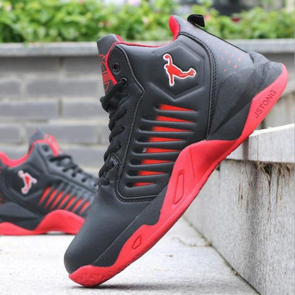 2021 Basketball Shoes Men Breathable Cushioning Sneakers for Men Leather Non-slip Combat Boots Gym Training Athletic Sport Shoes