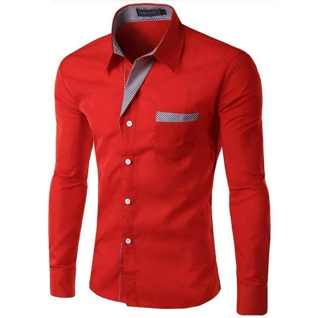 2021 Hot Sale New Fashion Camisa Masculina Long Sleeve Shirt Men Slim fit Design Formal Casual Brand Male Dress Shirt Size M-4XL