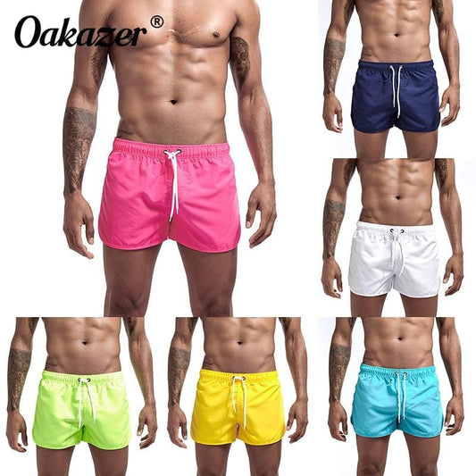 Oakazer Swimming Shorts for Men Swimwear Swimsuit Swim Trunks Summer Bathing Beach Wear Surf Short Quick Dry Board Pocket Pants