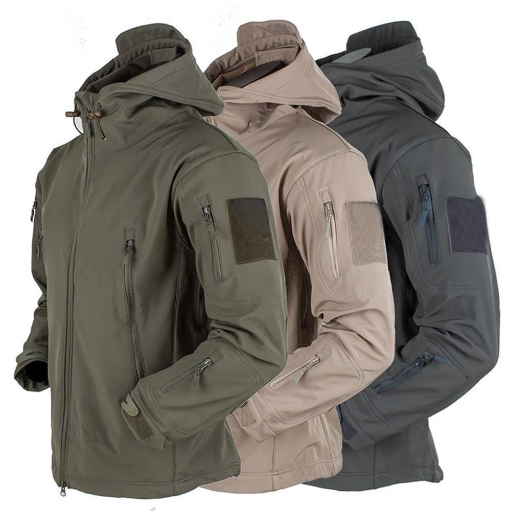 Men's jacket Outdoor Soft Shell Fleece Men's And Women's Windproof Waterproof Breathable And Thermal Three In One Youth Hooded