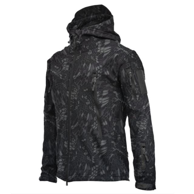 Men's jacket Outdoor Soft Shell Fleece Men's And Women's Windproof Waterproof Breathable And Thermal Three In One Youth Hooded