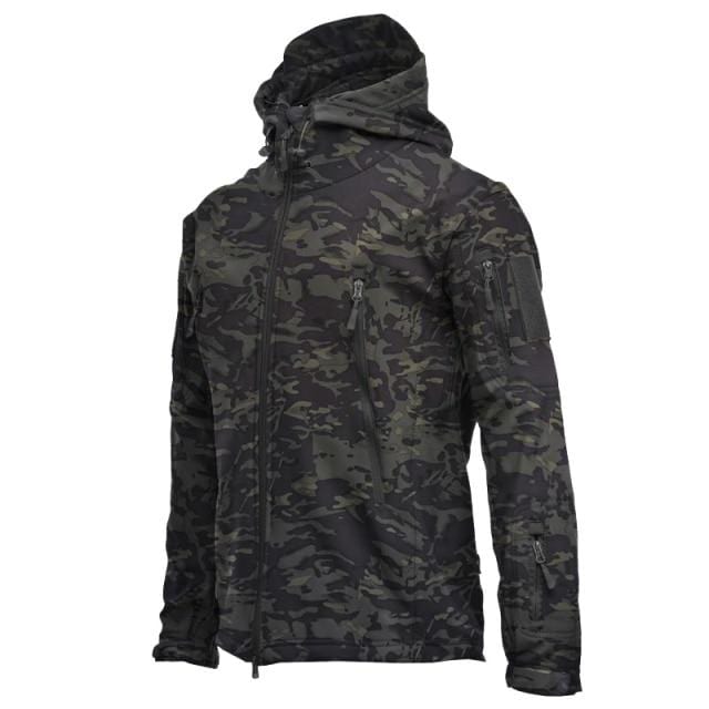 Men's jacket Outdoor Soft Shell Fleece Men's And Women's Windproof Waterproof Breathable And Thermal Three In One Youth Hooded