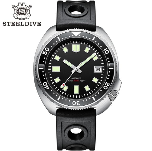 SD1970 Steeldive Brand 44MM Men NH35 Dive Watch with Ceramic Bezel
