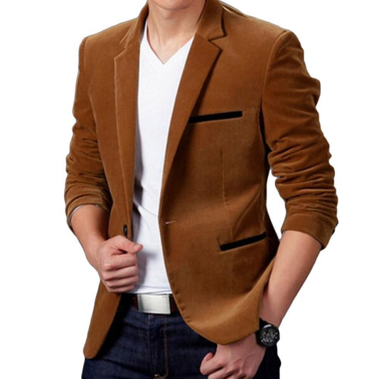 Luxury Men Blazer New 2021 Autumn Fashion Brand High Quality Classic Busines Coat Slim Fit Men Suit Terno Masculino Blazers Men