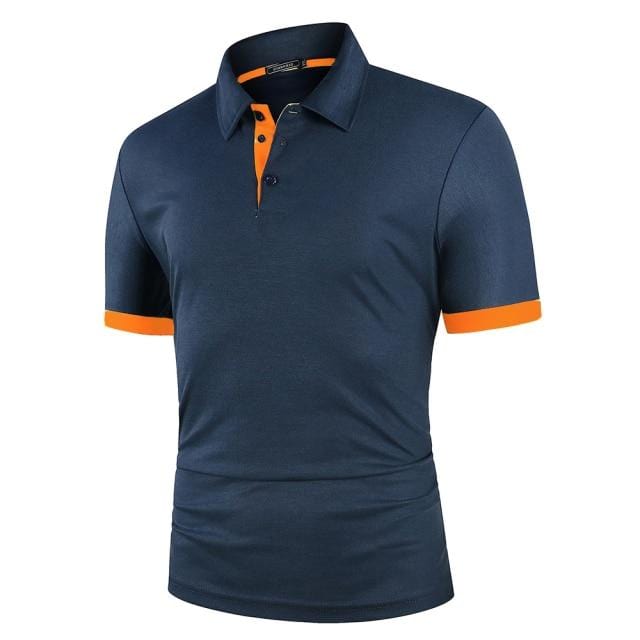 KB Men Polo Men Shirt Short Sleeve Polo Shirt Contrast Color Polo New Clothing Summer Streetwear Casual Fashion Men tops