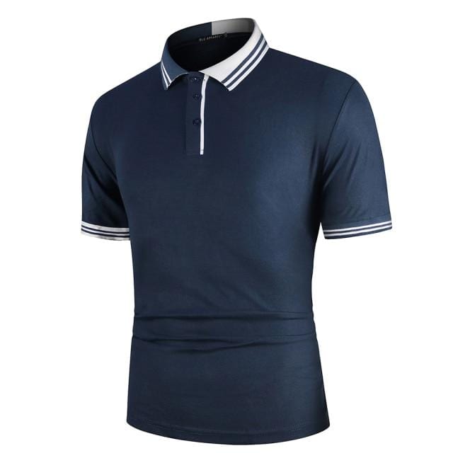 KB 24Color Men Polo Men Shirt Short Sleeve Polo Shirt Contrast Color Polo New Clothing Summer Streetwear Casual Fashion Men tops