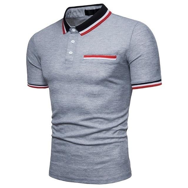 KB 24Color Men Polo Men Shirt Short Sleeve Polo Shirt Contrast Color Polo New Clothing Summer Streetwear Casual Fashion Men tops