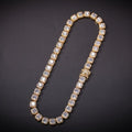 Uwin Square CZ Tennis Chain 10mm Luxury Bling Bling Full Iced Out Necklace Men HipHop Jewelry For Gift