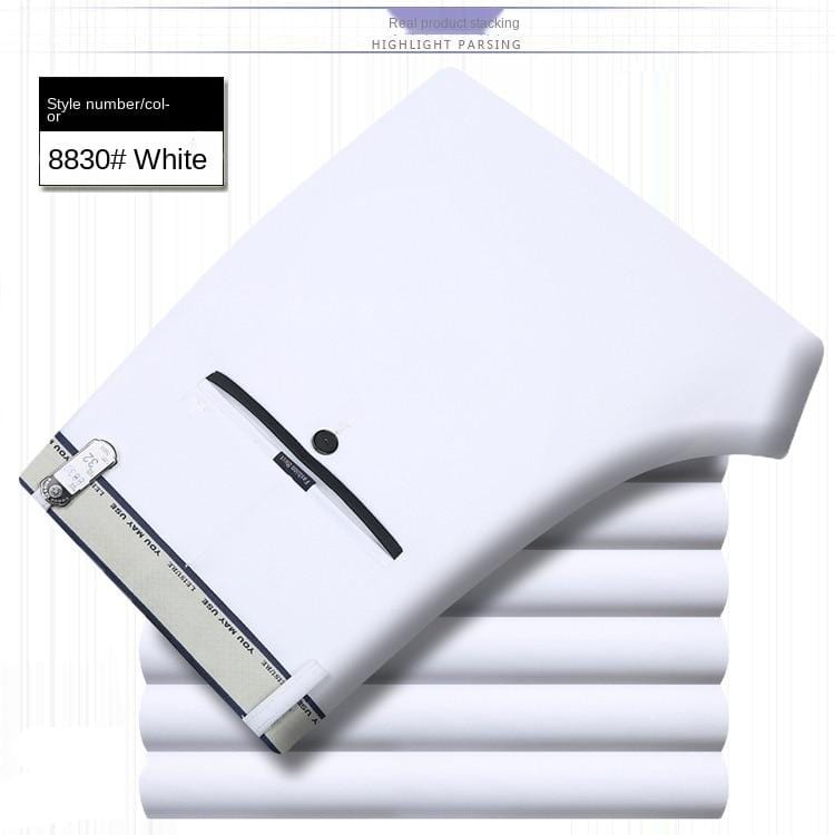 White Black Formal Trousers For Men Summer Thin Business Office Dress Trousers Stretch Wendding Suit Pants Men  New