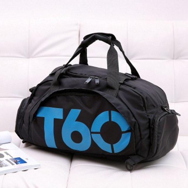 2021 Brand New Men Sport Gym Bag For Women Fitness Waterproof Outdoor Separate Space For Shoes Hide Backpack sac de sport T60