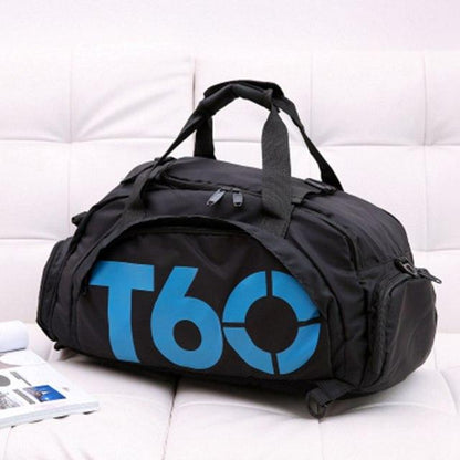 2021 Brand New Men Sport Gym Bag For Women Fitness Waterproof Outdoor Separate Space For Shoes Hide Backpack sac de sport T60