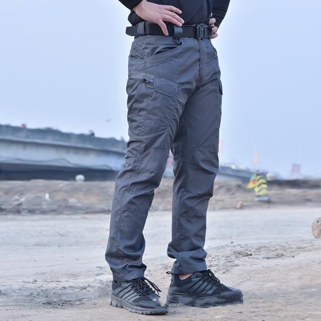 Men Waterproof Cargo Pants Elastic Multiple Pockets Male Trousers Outdoor Joggers Pant Plus Pants Men