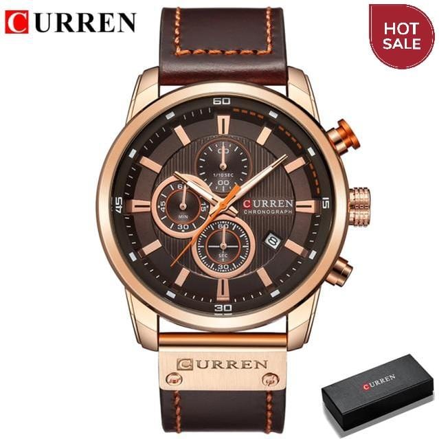 Top Brand Luxury Chronograph Quartz Watch Men Sports Watches Military Army Male Wrist Watch Clock CURREN relogio masculino